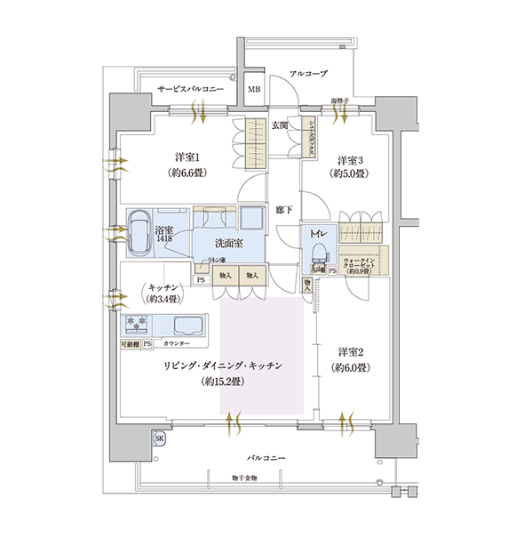 A TYPE 間取り